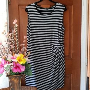 Kenneth Cole New York Striped Dress